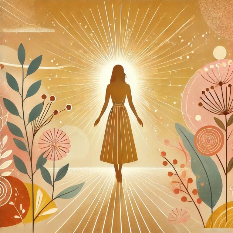 Voici une illustration représentant le positivisme dans le cadre du coaching pour les femmes. L'image transmet confiance, espoir et progression personnelle, en parfaite harmonie avec ma méthode.